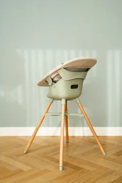 Ziza Højstole & Tilbehør-Sæt til Nyfødte, Olive/