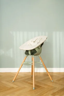 Ziza Højstole & Tilbehør-Sæt til Nyfødte, Olive/